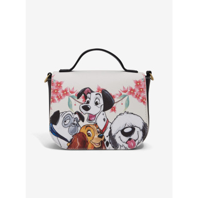Loungefly Disney Dogs Floral Mini Crossbody Bag - Import Janvier 2026