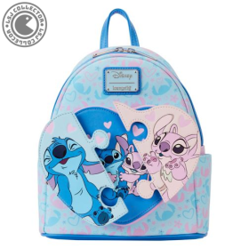 Sac a dos Loungefly Stitch & Angel Puzzle
