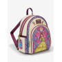 Sac a dos Loungefly Disney Beauty and the Beast Belle Stained Glass Portrait - Import
