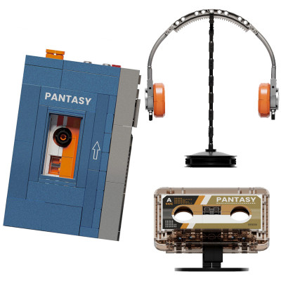 Diorama pantasy retro collection 85039 cassette player 569pcs 15cm - préco février 2026PTY85039.jpg6973817324055