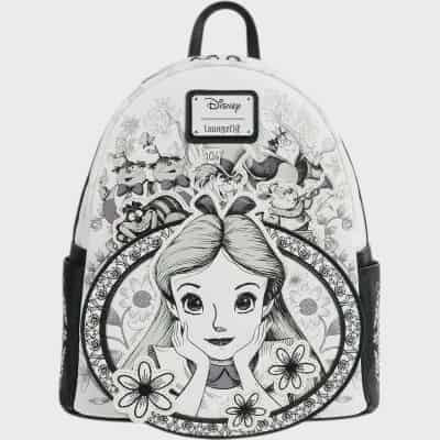 Sac à dos Loungefly Alice in Wonderland Sketch - import juin