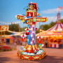 Diorama pantasy retro collection 86003 circus paradrop 45cm - préco mars 2026PTY86003D.jpg6973817323843