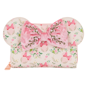 Portefeuille Loungefly Minnie Mouse floral - précommande décembre / janvier