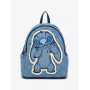 Sac à dos Loungefly Disney Lilo & Stitch Denim Patchwork Sac à dos Loungefly Disney Lilo & Stitch Denim Patchwork