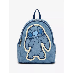 Sac à dos Loungefly Disney Lilo & Stitch Denim Patchwork