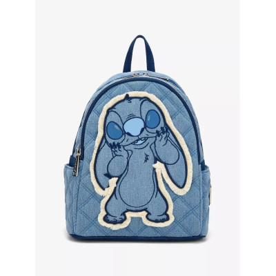 Sac à dos Loungefly Disney Lilo & Stitch Denim Patchwork