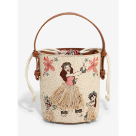 Sac à main Loungefly Disney Lilo & Stitch Hula Group Floral