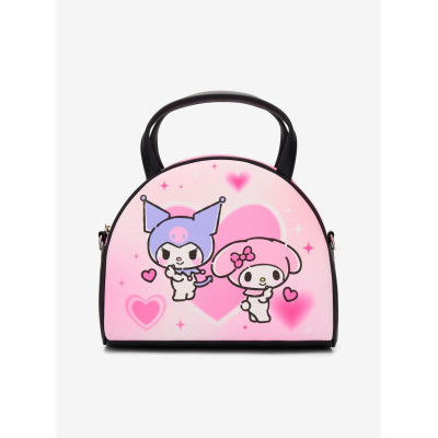 Loungefly Kuromi & My Melody Heart Dome sac à main - import janvier