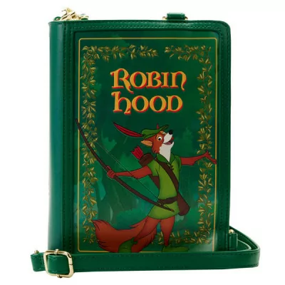 Disney Loungefly Sac A Main Classic Book Robin Hood Convertible 
