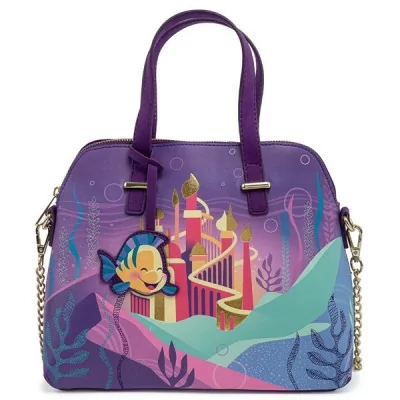 Disney Loungefly Sac A Main Ariel Castle Collection 