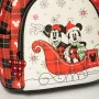 EXCLU US - Mickey et Minnie Holiday - Mini sac à dos Loungefly