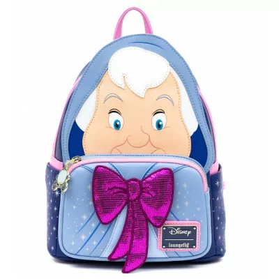 EXCLU US - Marraine la bonne fée - Cendrillon - Mini sac à dos Loungefly !!! ARRIVAGE JUIN 2023 !!!