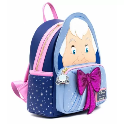 EXCLU US - Marraine la bonne fée - Cendrillon - Mini sac à dos Loungefly !!! ARRIVAGE JUIN 2023 !!!