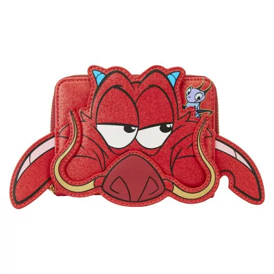 Loungefly Disney Portefeuille Mulan 25Th Anniversary Mushu Glitter Cosplay - Import