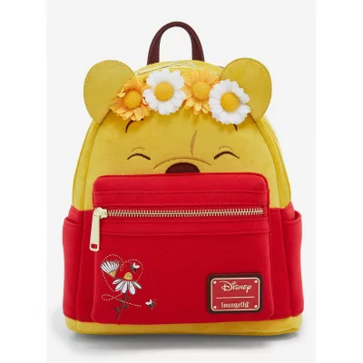 Loungefly Winnie the Pooh Floral Crown Flocked - Mini Sac a dos - IMPORT US