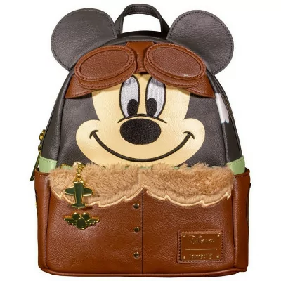 Loungefly Mickey aviateur cosplay - Mini sac à dos - Import