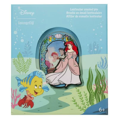 Disney Pop Pin Little Mermaid Princess Petite Sirene Lenticular 8cm 