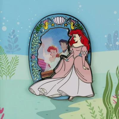 Disney Pop Pin Little Mermaid Princess Petite Sirene Lenticular 8cm 