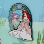 Loungefly disney the little mermaid princess lenticular 3 inch pin
