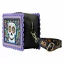 Loungefly disney pixar coco miguel floral skull sac à main