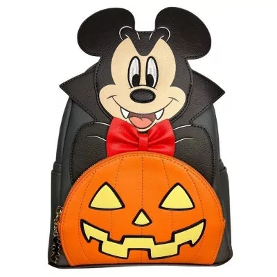 Loungefly Mickey vampire with pumpkin glow mini sac à dos