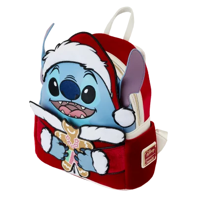 Loungefly Stitch Santa - Mini sac à dos - IMPORT US - Arrivage Novembre/Décembre