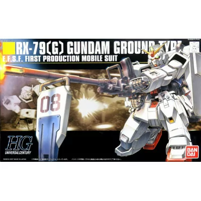 Bandai Hobby - Maquette Gundam Gunpla HG 1/144 210 Gundam Ground Type -www.lsj-collector.fr