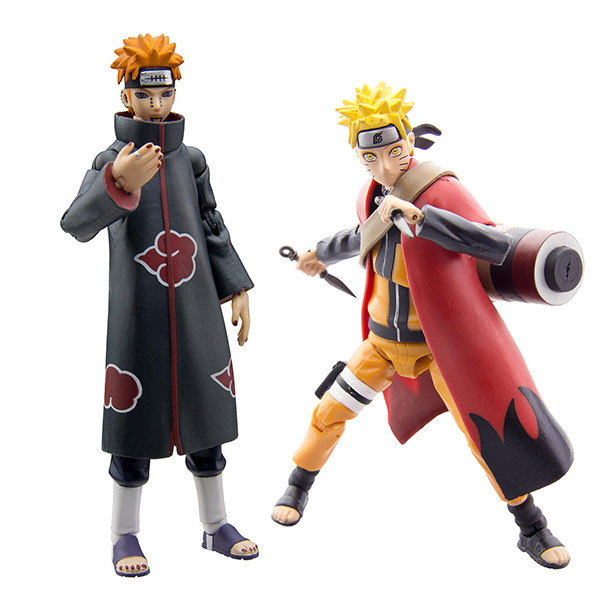 Figurine Naruto Pack Sage Mode Naruto Vs Pain 2 Figurines 10cm