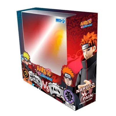 Toynami - Figurine Naruto Pack Sage Mode Naruto Vs Pain 2 Figurines 10cm -