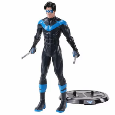 Noble Collection - Figurine DC Bendyfig Figure Flexible Nightwing 19cm -