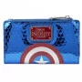 Loungefly - Marvel Loungefly Portefeuille Shine Captain America Coplay -