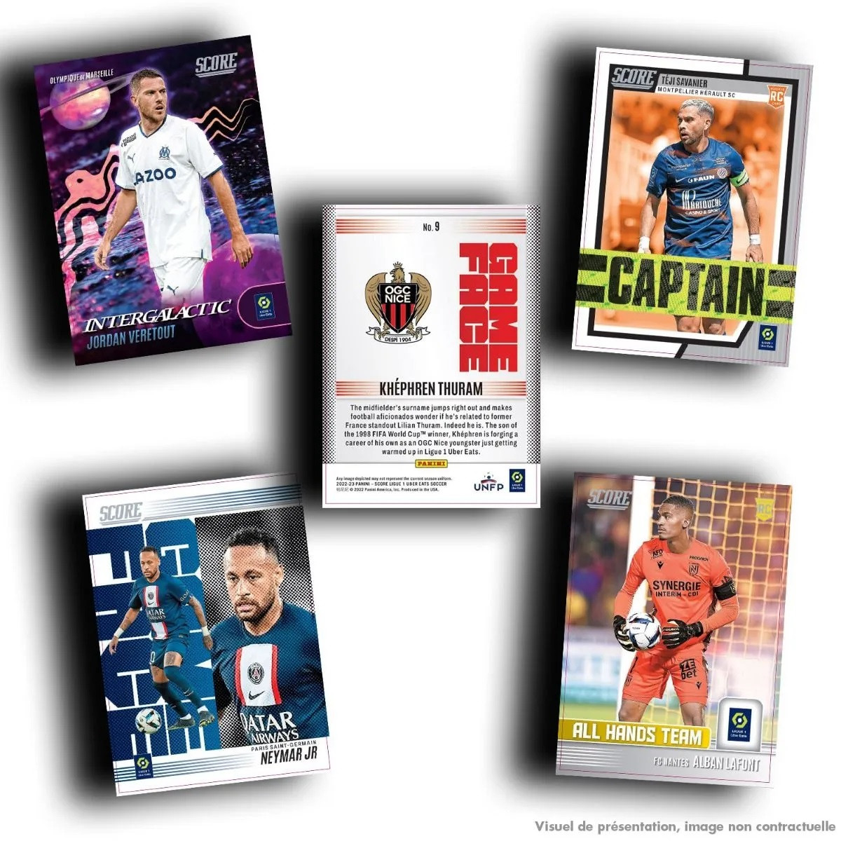 Booster boxes-Carte Panini - Football - Ligue 1 Soccer - Blister 4