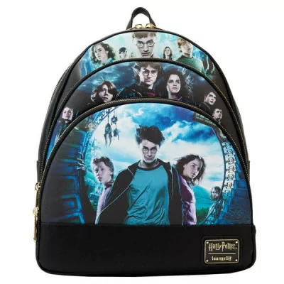 Loungefly - Harry Potter Loungefly Mini Sac A Dos Trilogy Series 2 Triple Pocket -