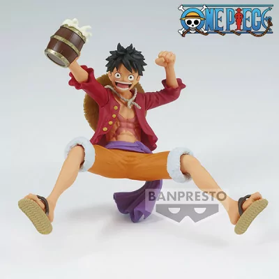 Banpresto - Figurine One Piece It's A Banquet!! Monkey D Luffy 9cm -W97 -
