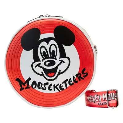 Loungefly - Disney Loungefly Sac A Main Et Serre Tete 100Th Mickey Mouseketeers Ear Holder -