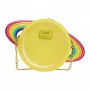 Loungefly - Lisa Frank Loungefly Sac A Main Yellow Rainbow Ring Saturn -