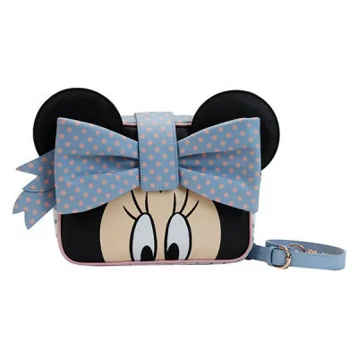 Loungefly - Disney Loungefly Sac A Main Minnie Pastel Color Block Dots -