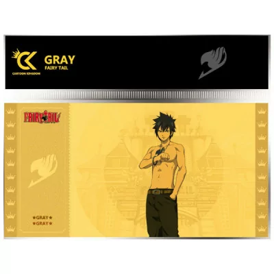 Cartoon Kingdom - Fairy Tail Golden Ticket Col.1 Gray Lot X10 -www.lsj-collector.fr