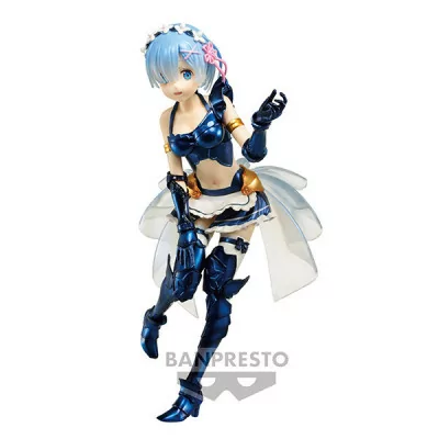 Banpresto - Figurine Re Zero Starting Life In Another World Chronicle Rem Maid Armour 21cm -W96 -
