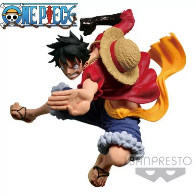 Banpresto - Figurine One Piece Scultures Big Zoukeio 6 Vol 3 Monkey D. Luffy 12cm - W96 -