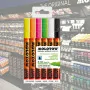 Molotow - Maquette Molotow Acrylic Marker One4All 2mm Wallet Neon Set 6 pcs -