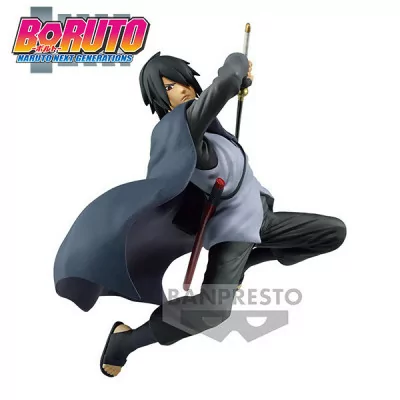 Figurine Boruto Naruto Next Generations Vibration Stars Uchiha Sasuke 14cm  - W95 - BoB23