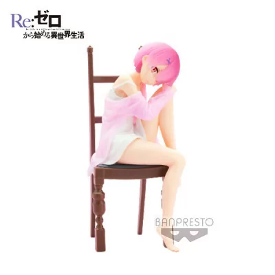 Banpresto - Figurine Re Zero Starting Life In Another World Relax Time Ram 18cm - W92 -