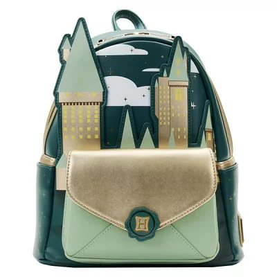 Loungefly - Harry Potter Loungefly Mini Sac A Dos Golden Hogwarts Castle -