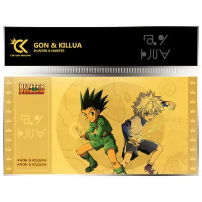 Cartoon Kingdom - Hunter X Hunter Golden Ticket Edition Limitée Gon & Killua Lot X10 -www.lsj-collector.fr