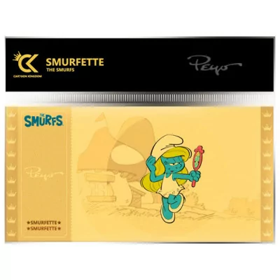 Cartoon Kingdom - Schtroumpfs Golden Ticket Col.1 Schtroumpf Peintre Lot X10 -www.lsj-collector.fr