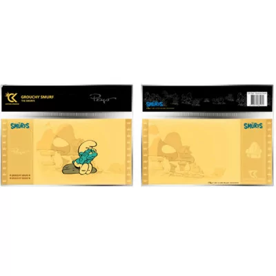 Cartoon Kingdom - Schtroumpfs Golden Ticket Col.1 Schtroumpf Grognon Lot X10 -