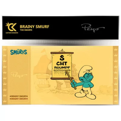 Cartoon Kingdom - Schtroumpfs Golden Ticket Col.1 Grand Schtroumpf Lot X10 -www.lsj-collector.fr