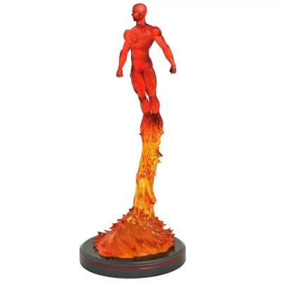 Diamond - Marvel Premier Collection Human Torch Statue 35cm -