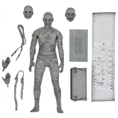 Neca - Figurine Universal Monsters Action Figure Ultimate Mummy B&W 18cm -